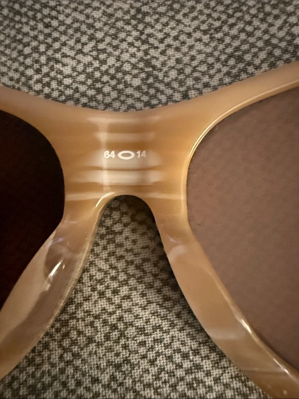 Oakley Belong 05-915 Brown Oval Iridium Wrap Sunglasses 64-14 125